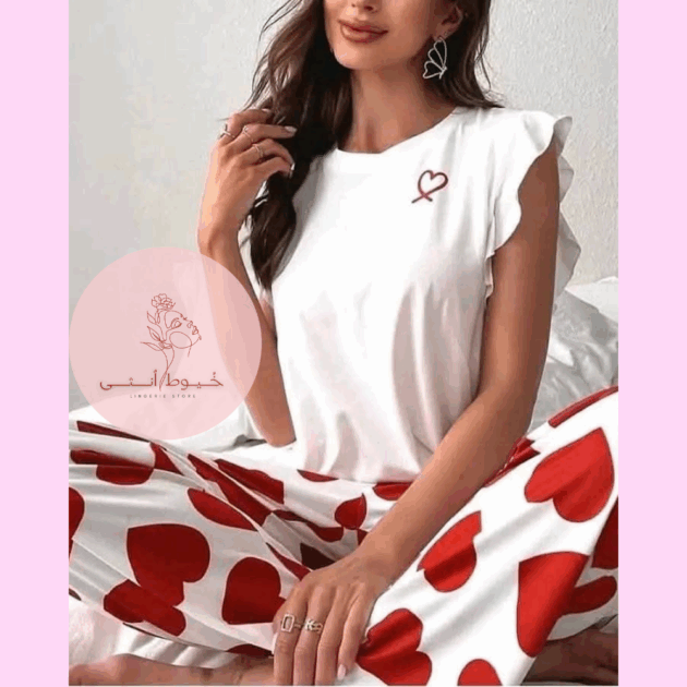 💕✨ بيجامة القلوبة ✨💕